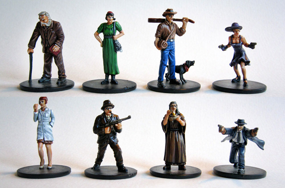 Mansions of Madness miniatures