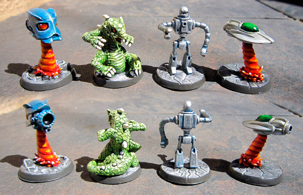 Conquest of Planet Earth miniatures
