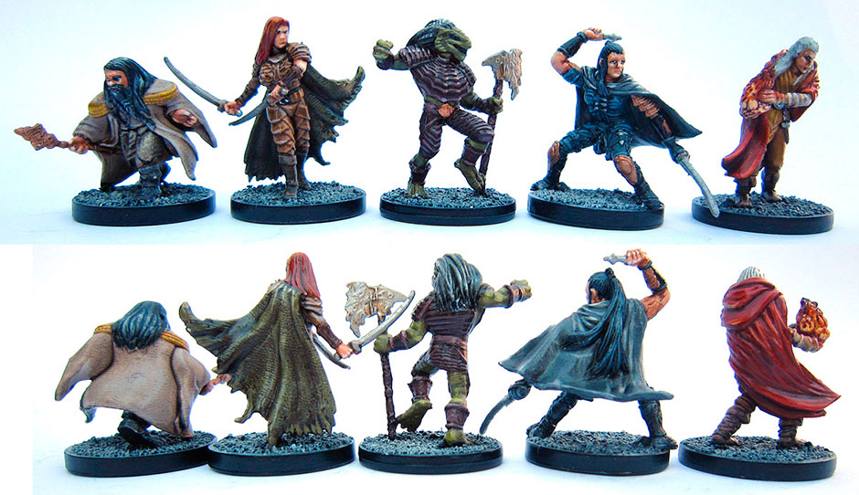 Hero Figures For Dungeons & Dragon D&D Board Game Miniatures 